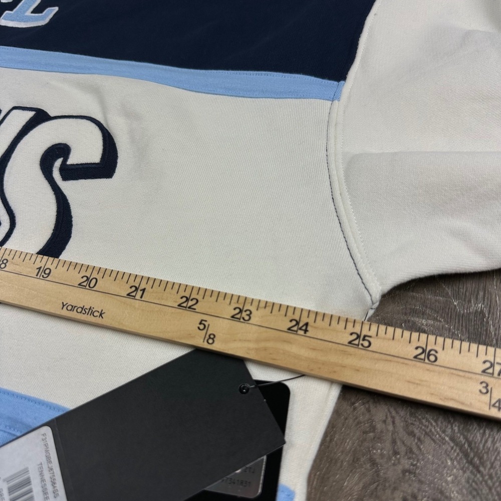 NEW 47 Brand Tennessee Titans NFL Crewneck Sweatshirt Blue Cream Maximalist XL - Picture 8 of 12